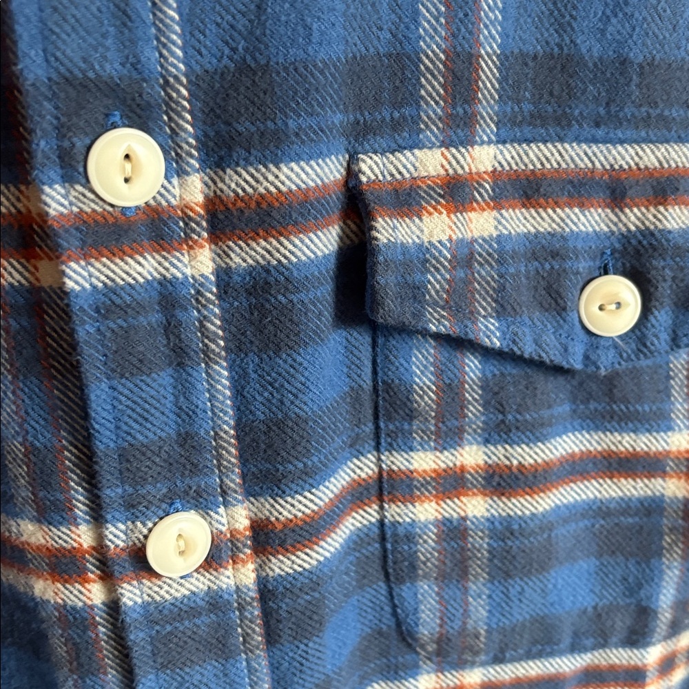 Taylor Stitch The Crater Flannel Shirt in River Plaid Sz 42 / L - Picture 11 of 12